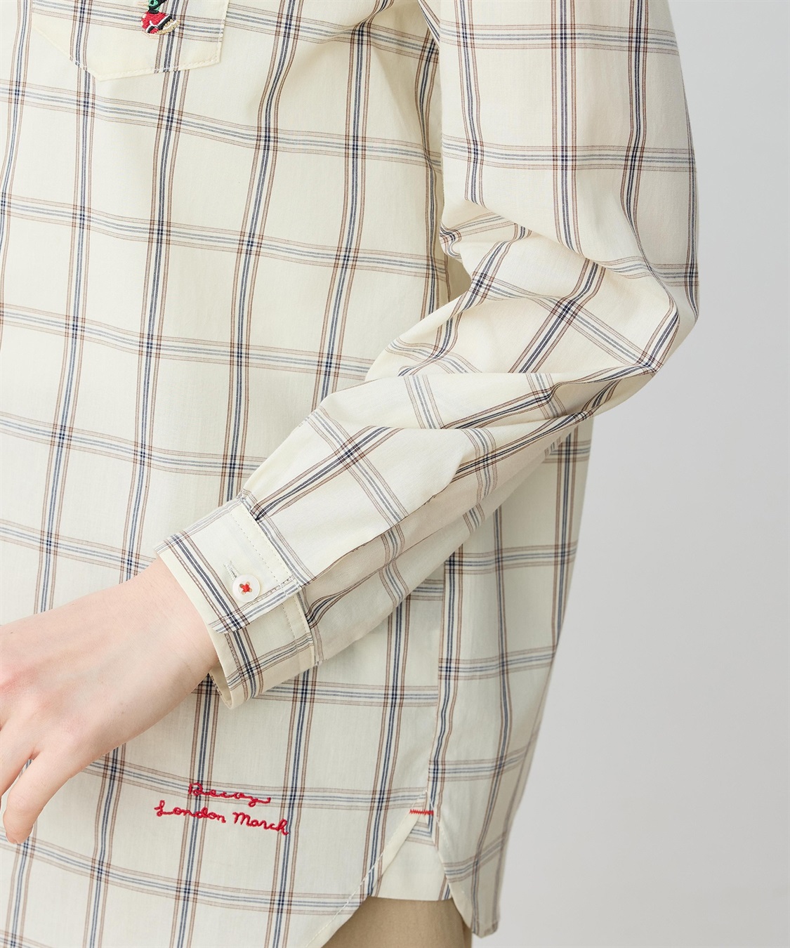 DECOY 【chiyoさんコラボ】ロンドンマーチチェックブラウス【オーガニックコットンブレンド】_sub_10
