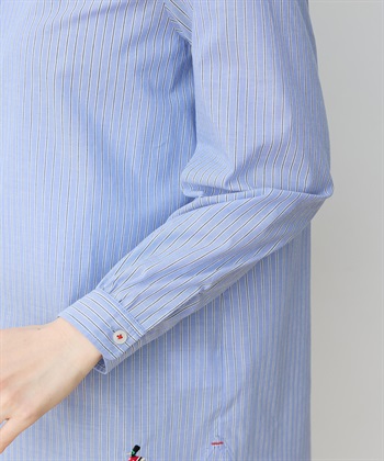 DECOY 【chiyoさんコラボ】ロンドンマーチストライプブラウス【オーガニックコットンブレンド】_subthumb_12