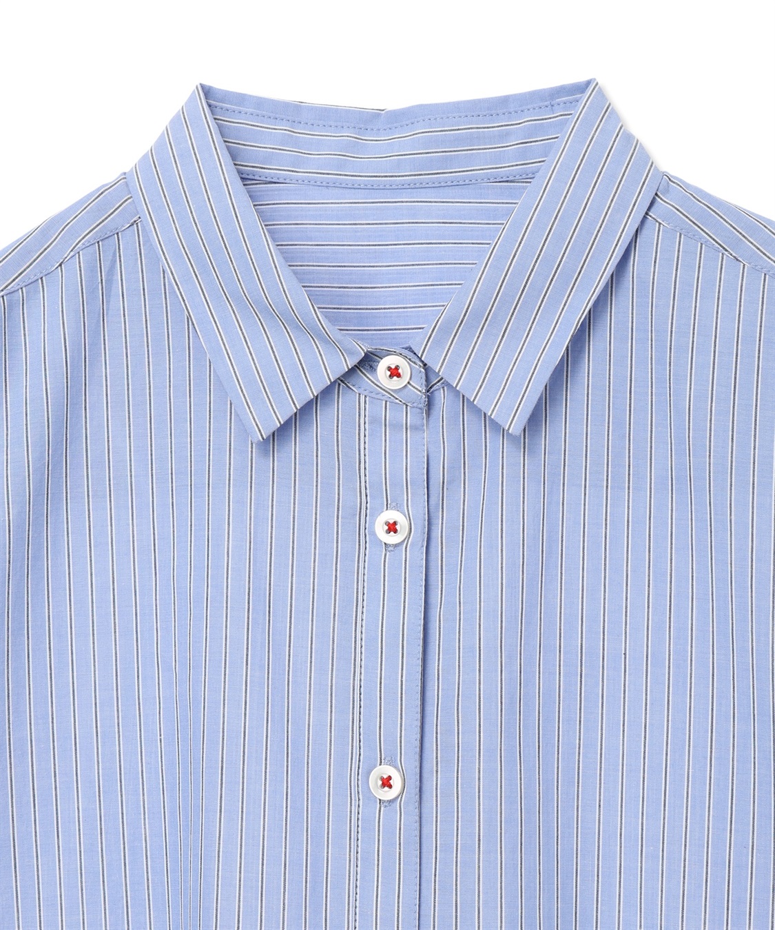 DECOY 【chiyoさんコラボ】ロンドンマーチストライプブラウス【オーガニックコットンブレンド】_sub_17