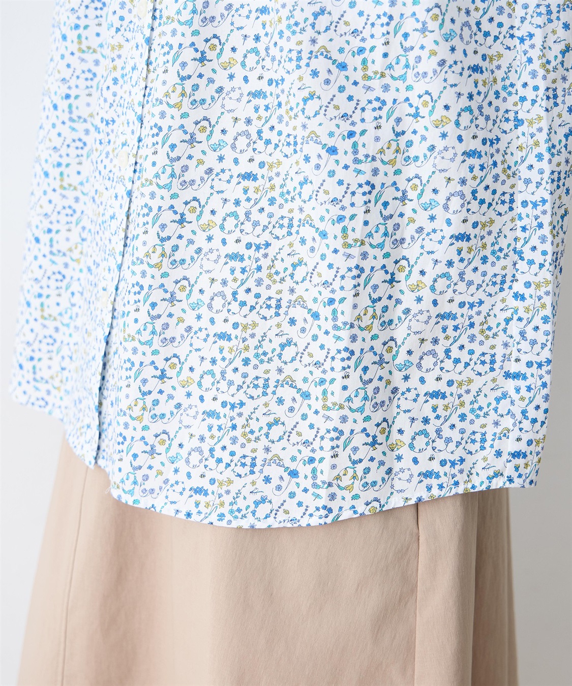 DECOY 【Liberty】リバティプリントピンタックブラウス_sub_10