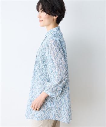 DECOY 【Liberty】リバティプリントボイルピンタックブラウス_subthumb_2