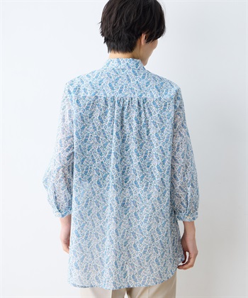 DECOY 【Liberty】リバティプリントボイルピンタックブラウス_subthumb_3