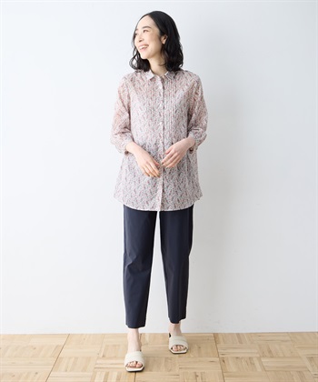 DECOY 【Liberty】リバティプリントボイルピンタックブラウス_subthumb_6