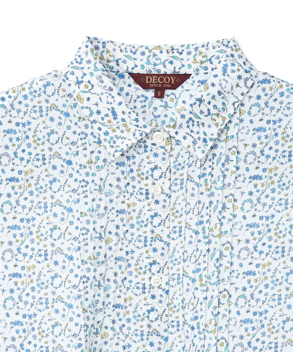 DECOY 【Liberty】リバティプリントボイルピンタックブラウス_sub_15