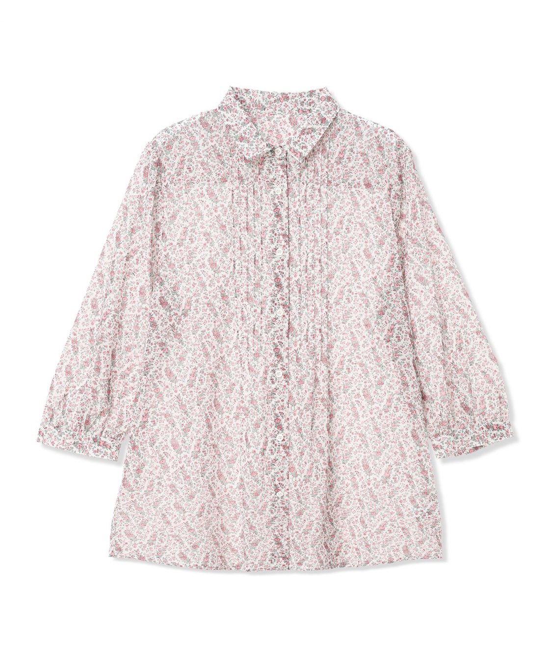 DECOY 【Liberty】リバティプリントボイルピンタックブラウス_sub_21