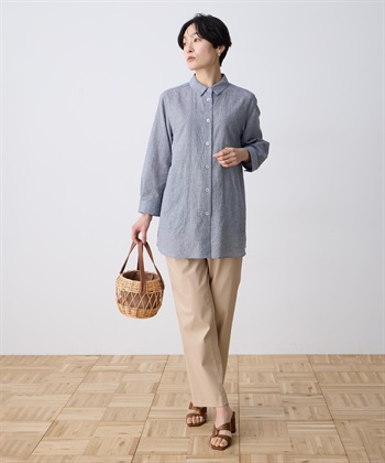 DECOY ミニチェック柄ポケット付きシャツ_subthumb_6