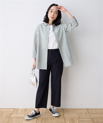 DECOY ミニチェック柄ポケット付きシャツ_subthumb_8