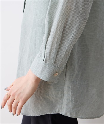 DECOY ミニチェック柄ポケット付きシャツ_subthumb_10