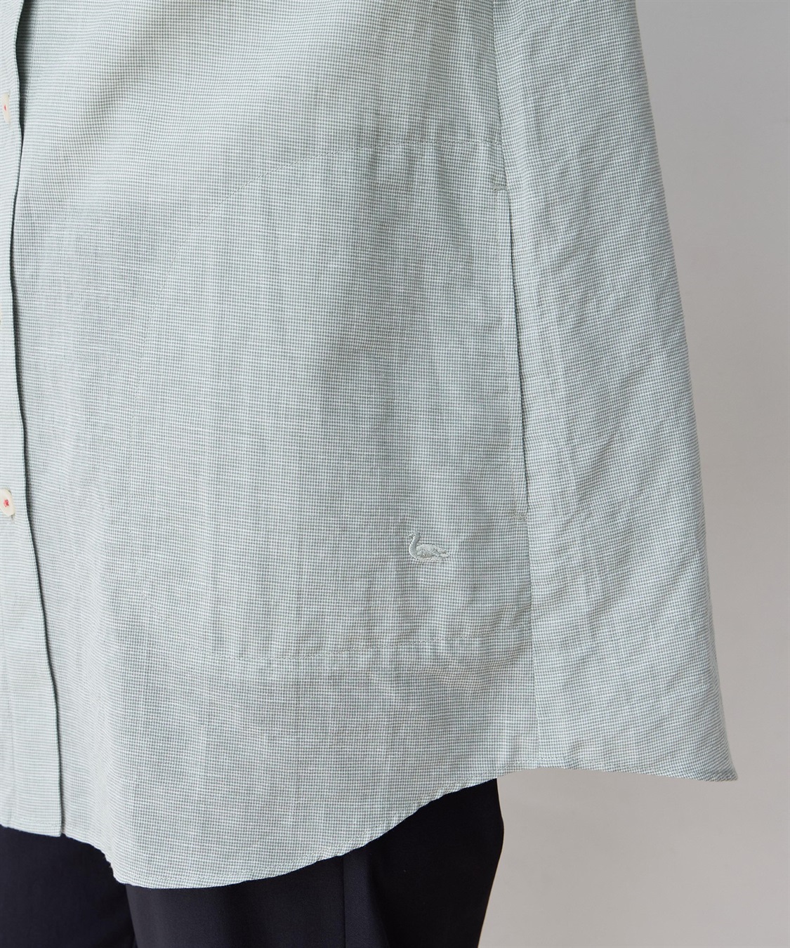 DECOY ミニチェック柄ポケット付きシャツ_sub_11