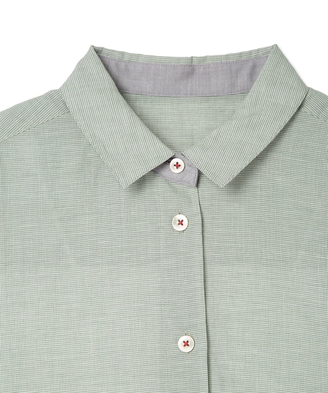 DECOY ミニチェック柄ポケット付きシャツ_sub_16