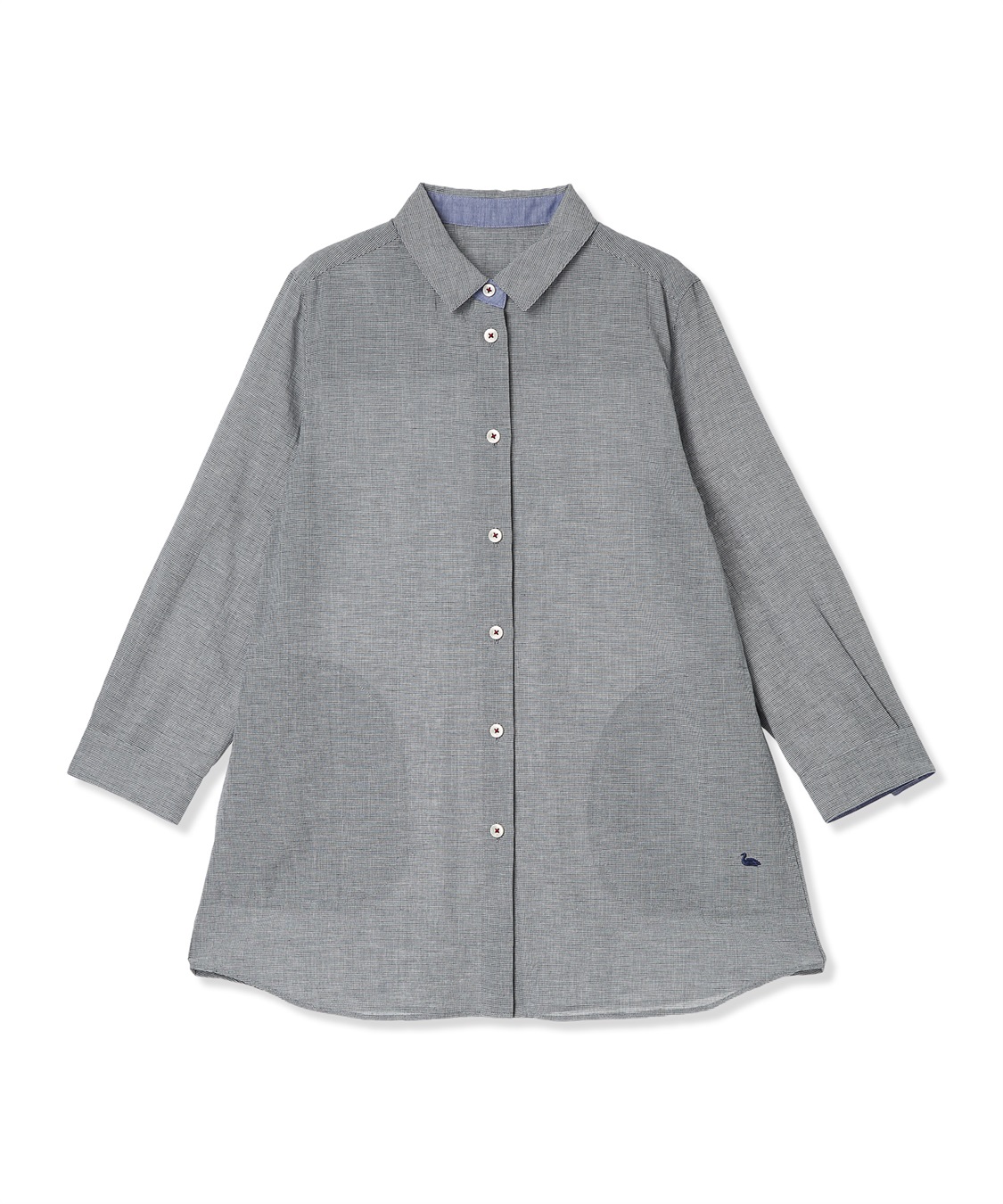 DECOY ミニチェック柄ポケット付きシャツ_sub_22