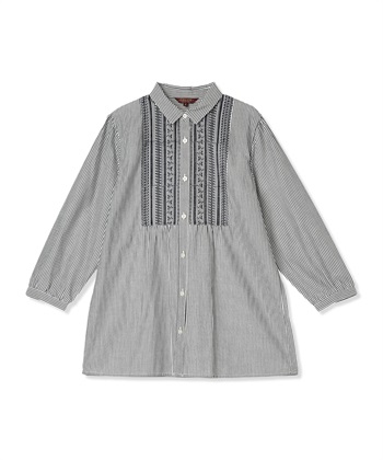 DECOY 刺しゅうストライプブラウス_subthumb_25