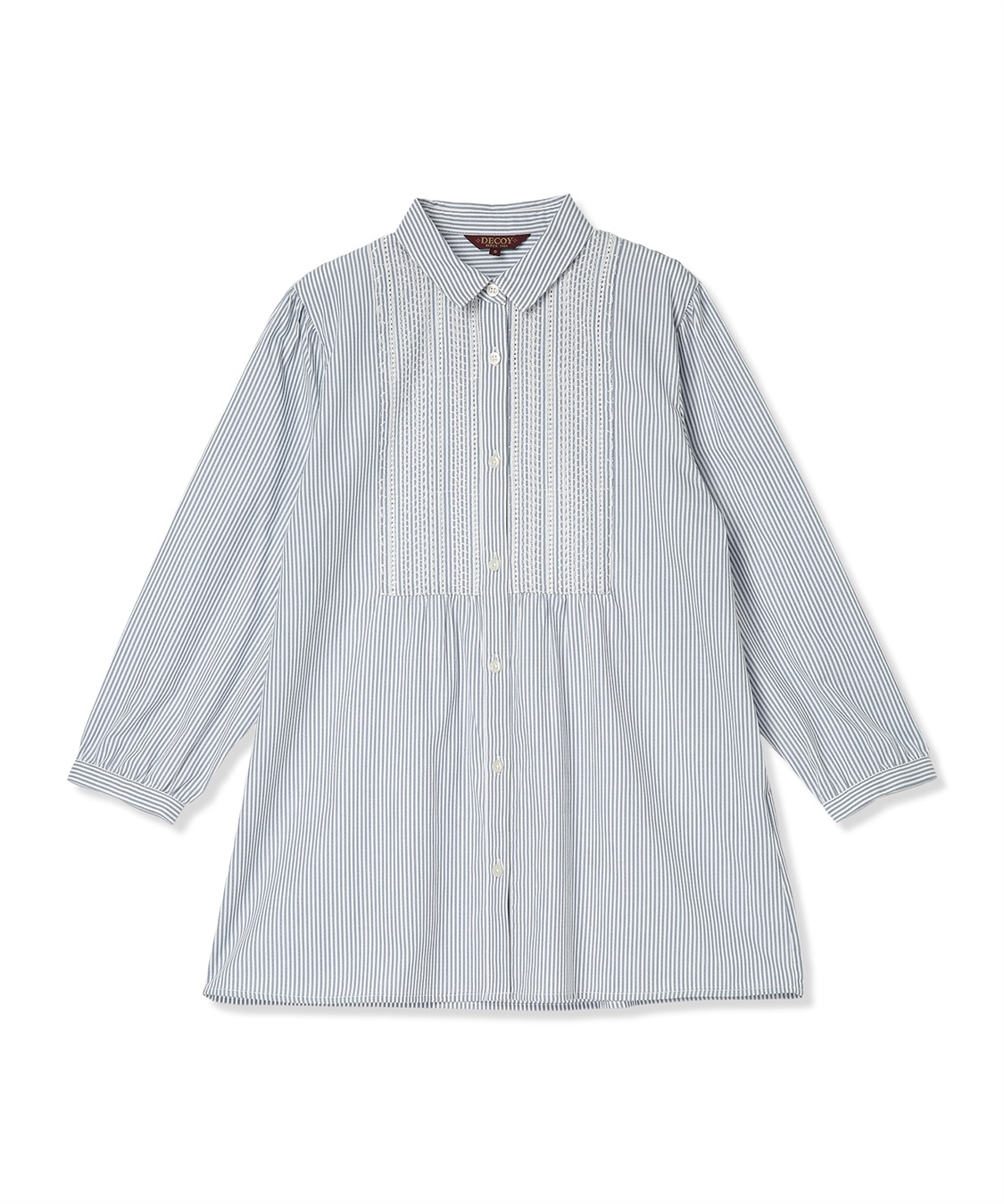 DECOY 刺しゅうストライプブラウス_sub_26