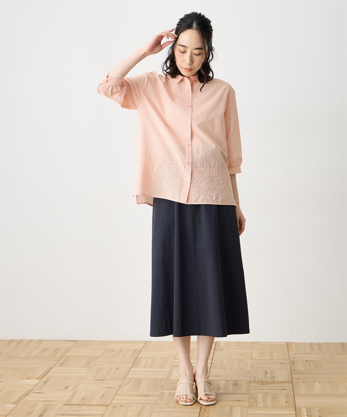 DECOY 刺繍レースブラウス_sub_12