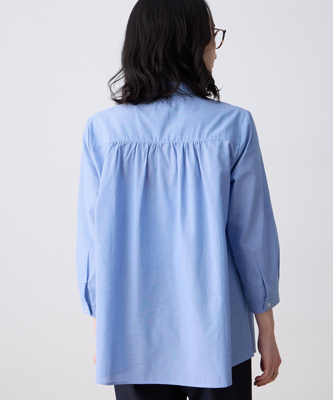 DECOY シャンブレー刺しゅうブラウス_sub_2