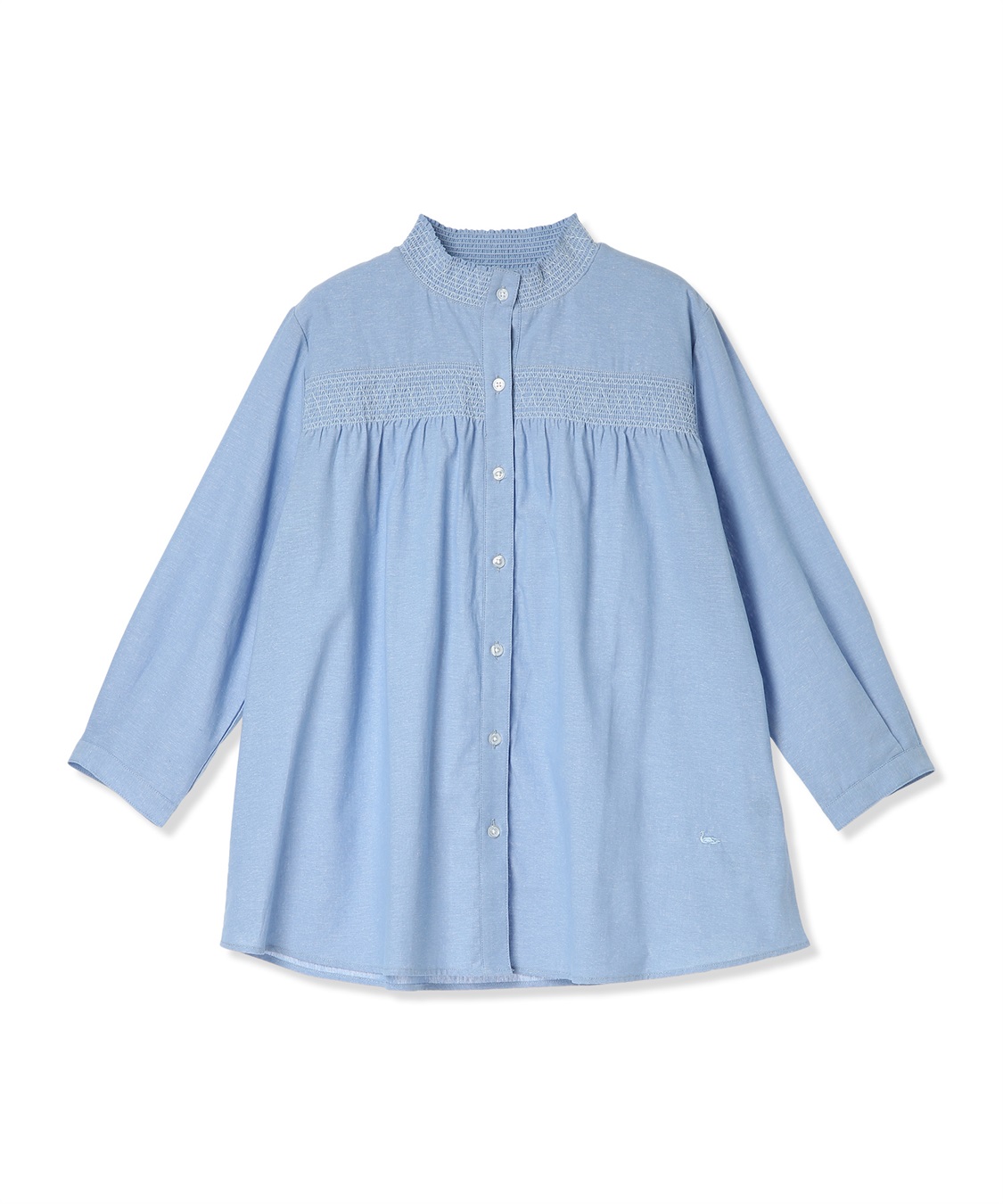 DECOY シャンブレー刺しゅうブラウス_sub_13