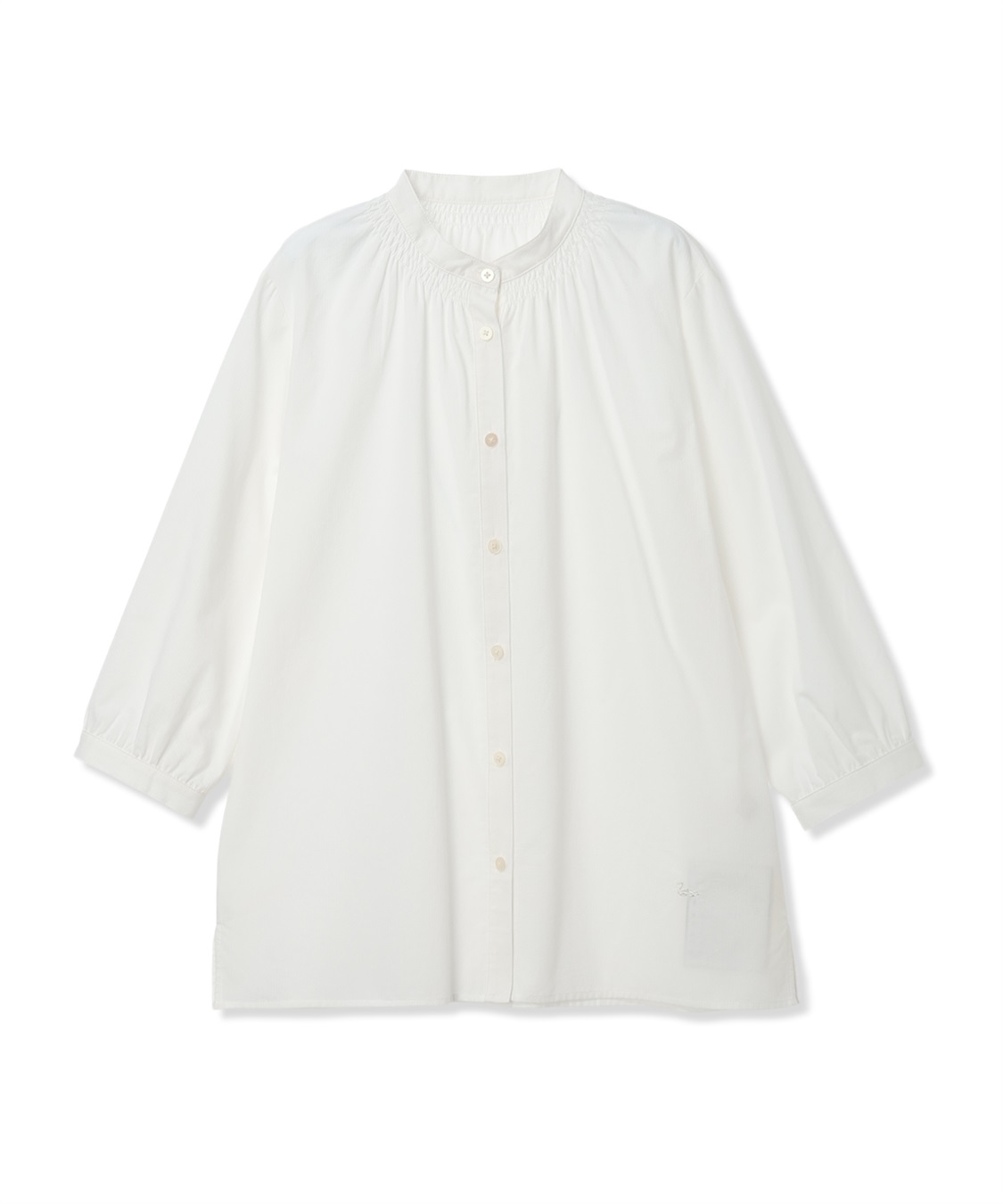 DECOY ひやさらコットンギャザーシャツ【冷感】【UVカット】【ひやさら・UVカット・オーガニックコットン】_sub_13