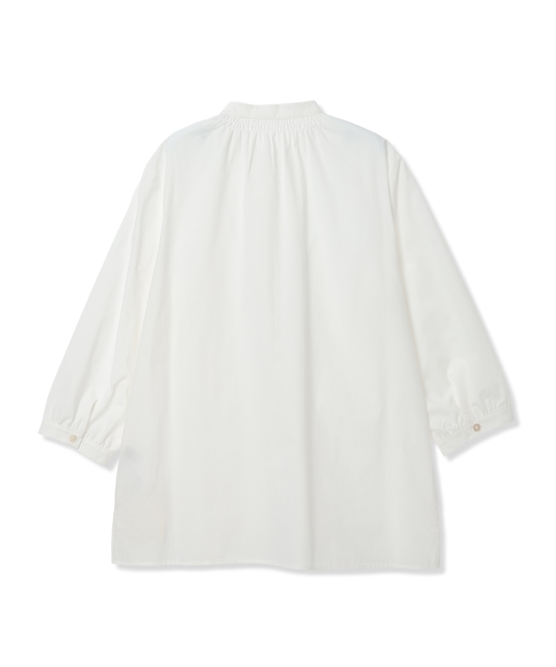 DECOY ひやさらコットンギャザーシャツ【冷感】【UVカット】【ひやさら・UVカット・オーガニックコットン】_sub_14