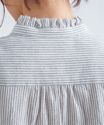 DECOY 衿フリルストライプブラウス_subthumb_4