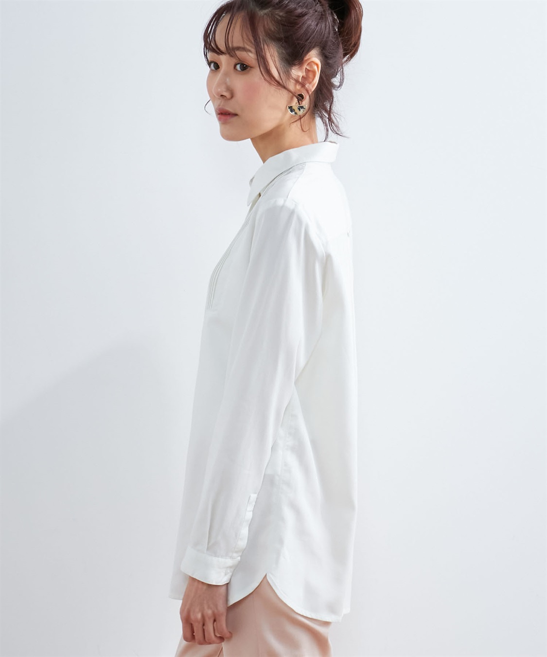 DECOY ピンタックブラウス_sub_1