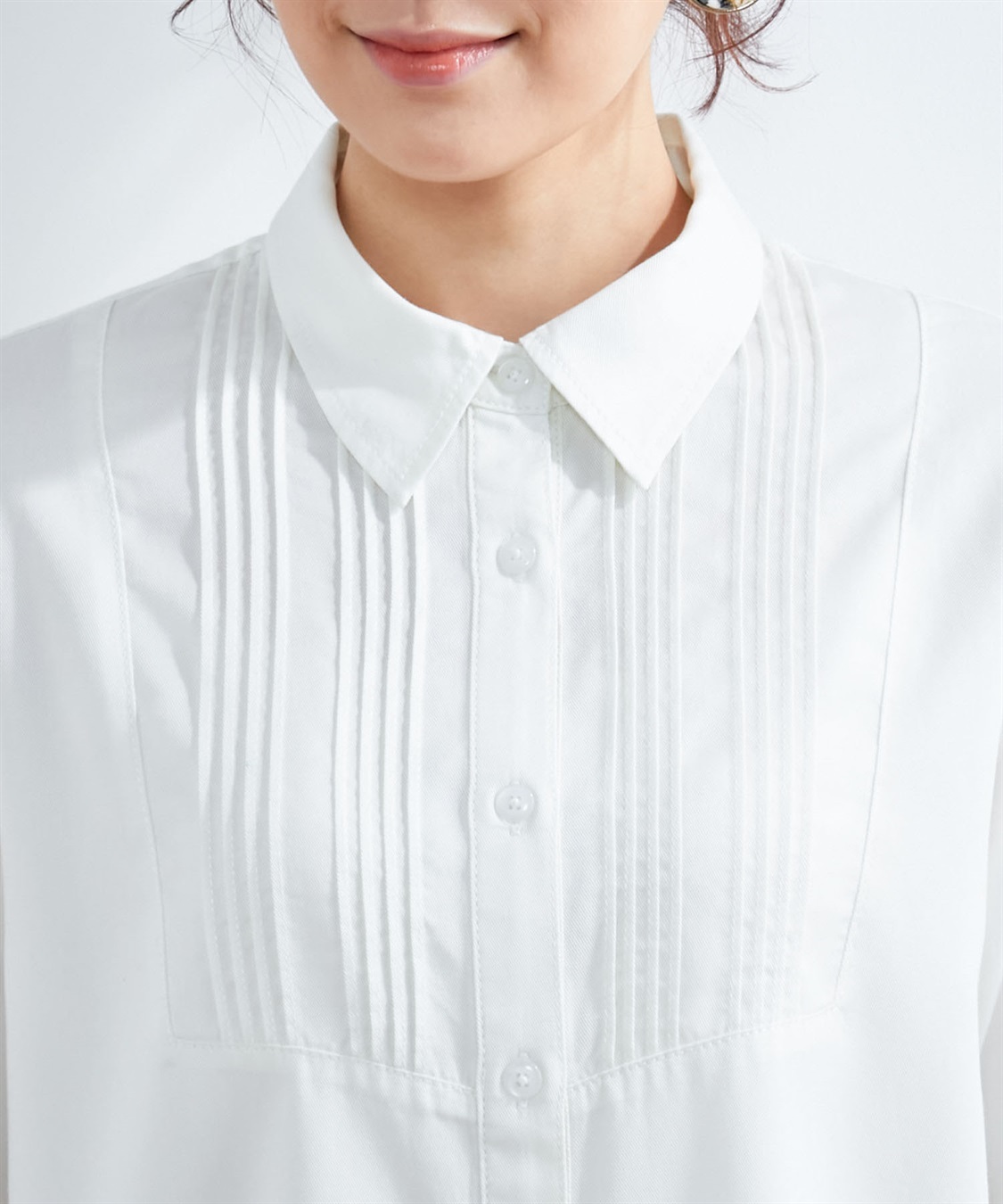 DECOY ピンタックブラウス_sub_3