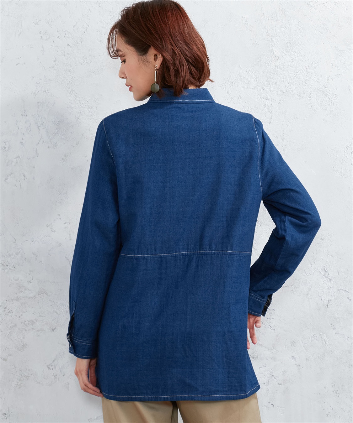 DECOY デニムWガーゼシャツ_sub_3