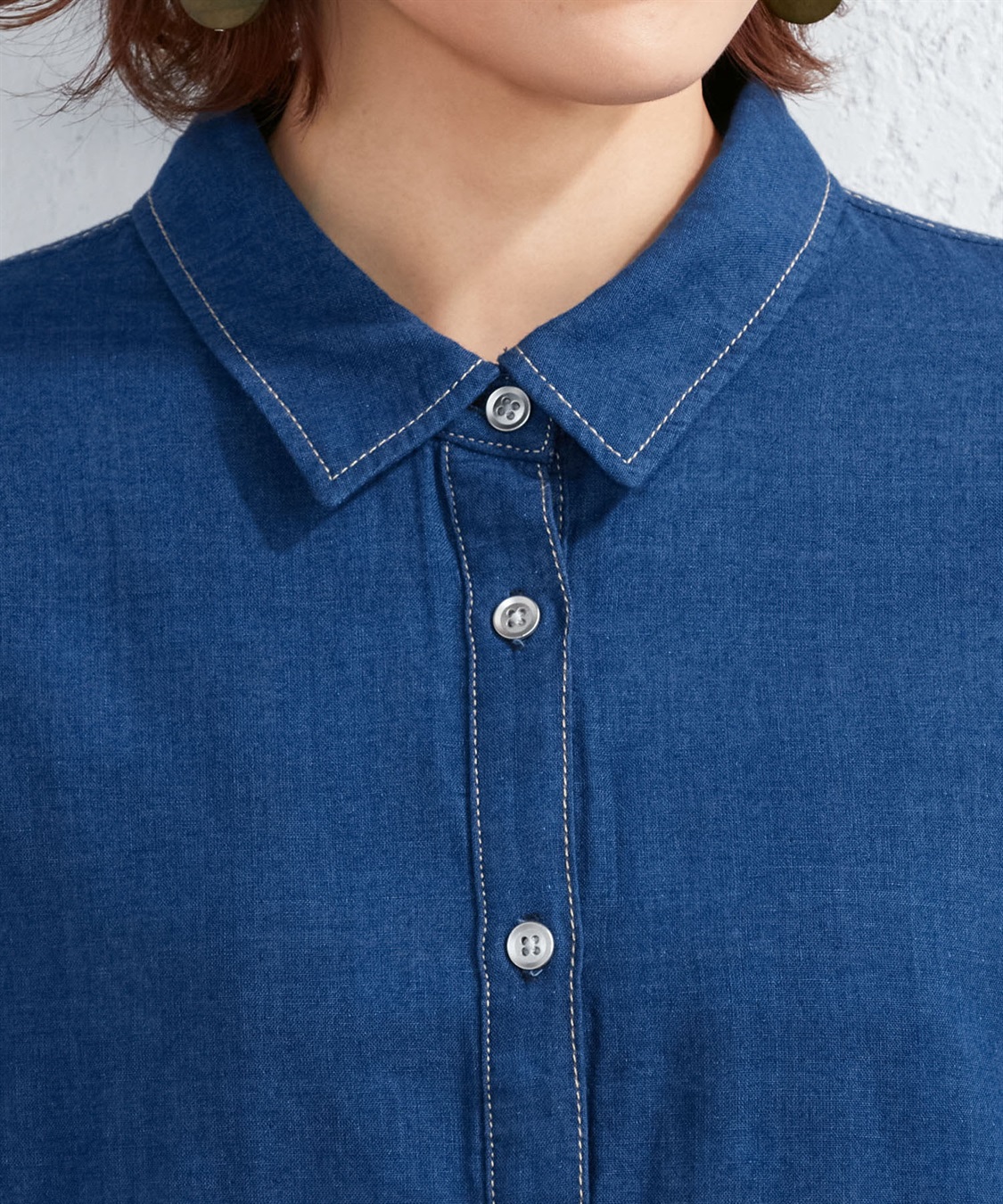 DECOY デニムWガーゼシャツ_sub_4