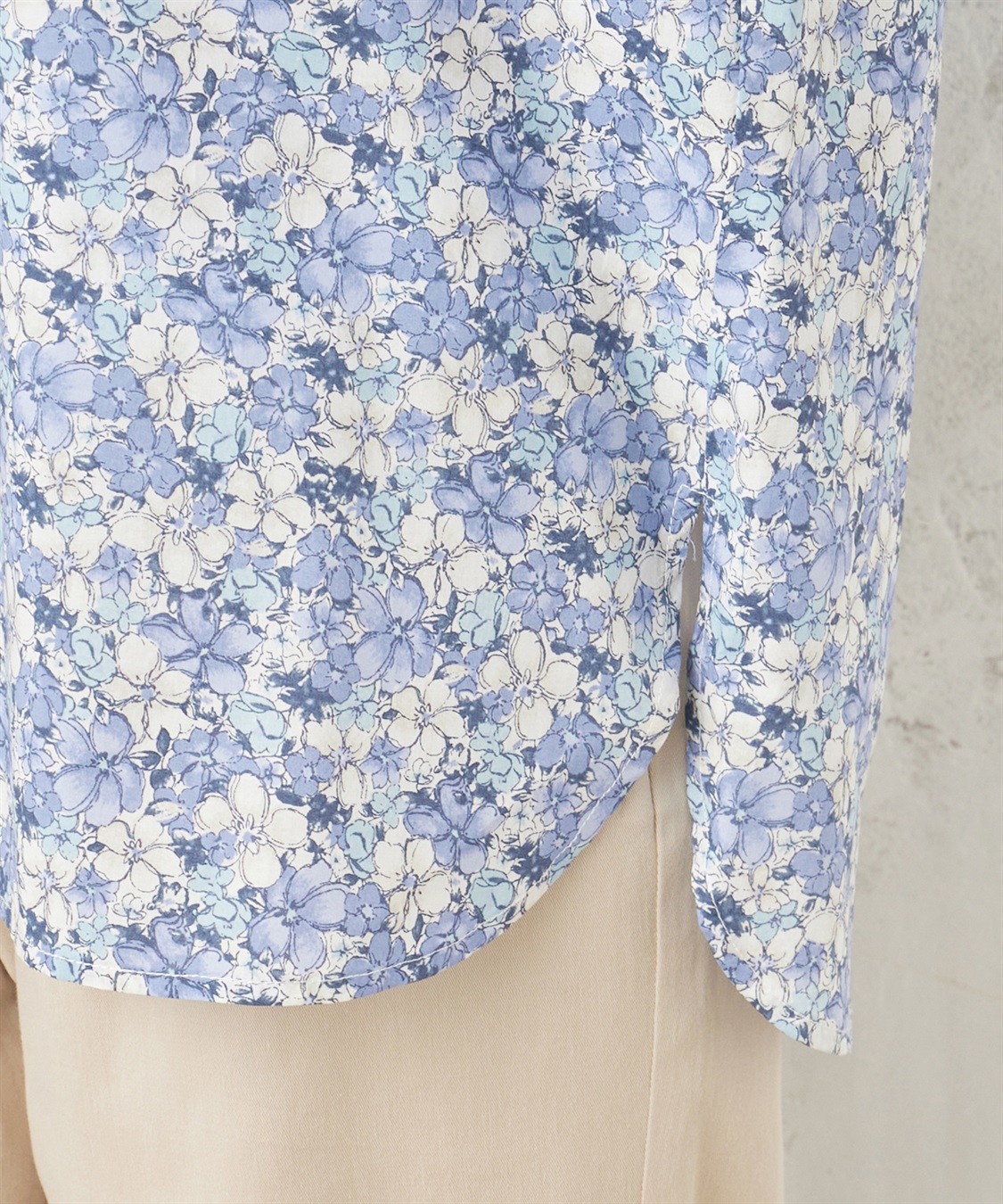 DECOY オーガニックコットン花柄プリントブラウス_sub_6