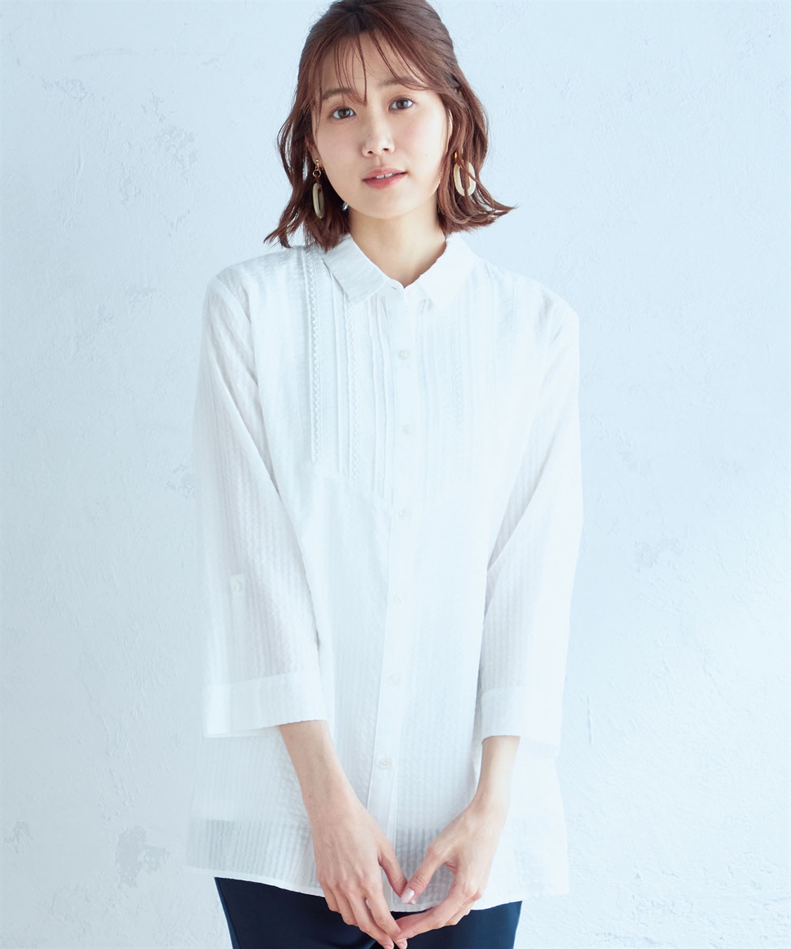 DECOY オーガニックコットンブザムシャツ_sub_1