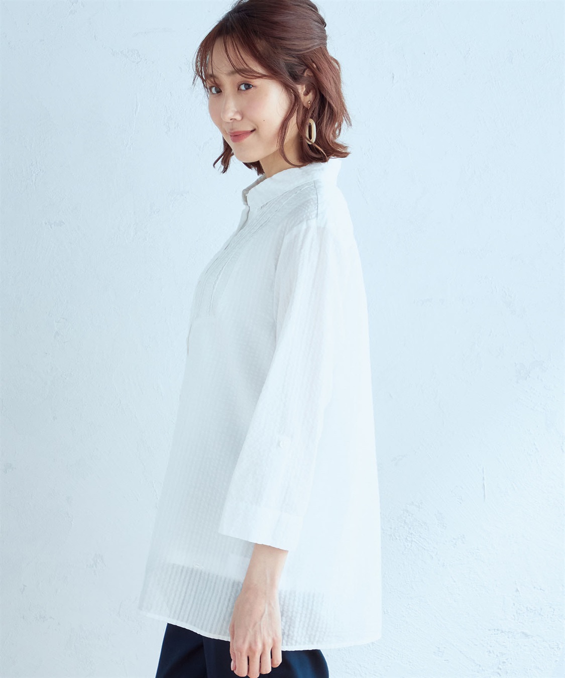 DECOY オーガニックコットンブザムシャツ_sub_2