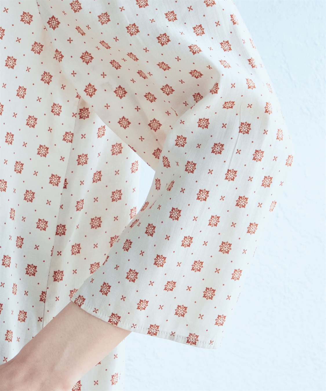 DECOY 小紋柄シャツチュニック_sub_4