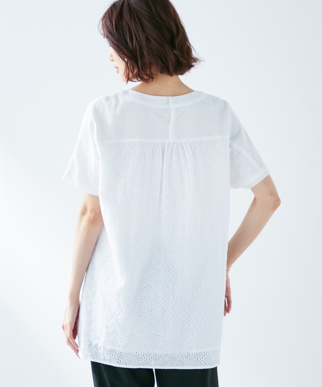 DECOY 刺しゅう切り替えチュニック_sub_2