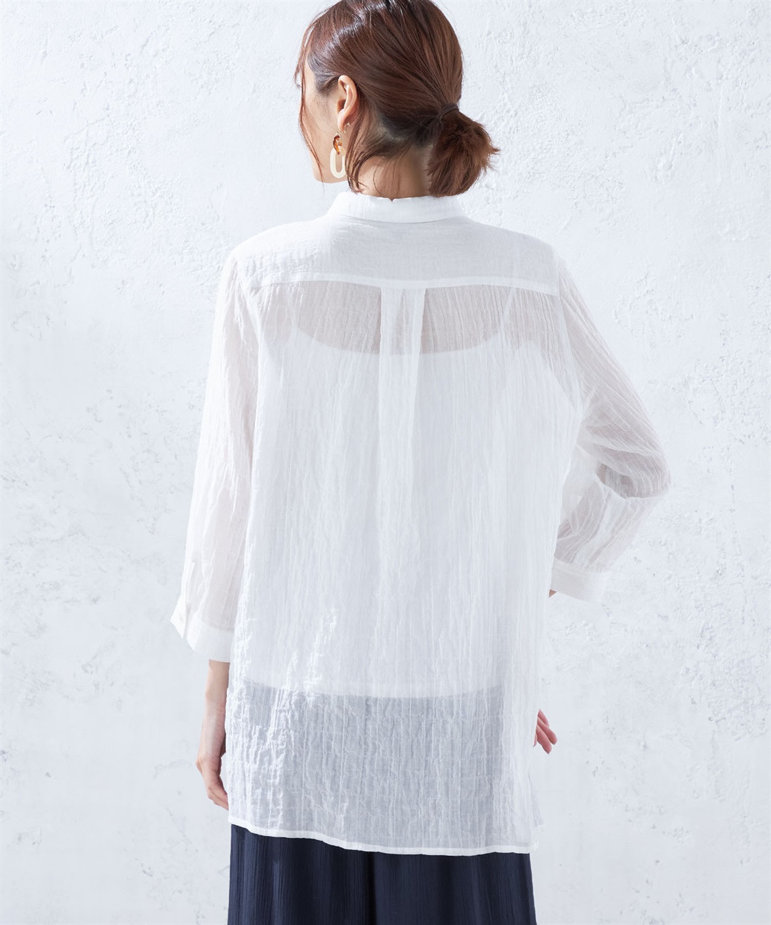 DECOY オーガニックコットンシャンブレーシャツ_sub_2