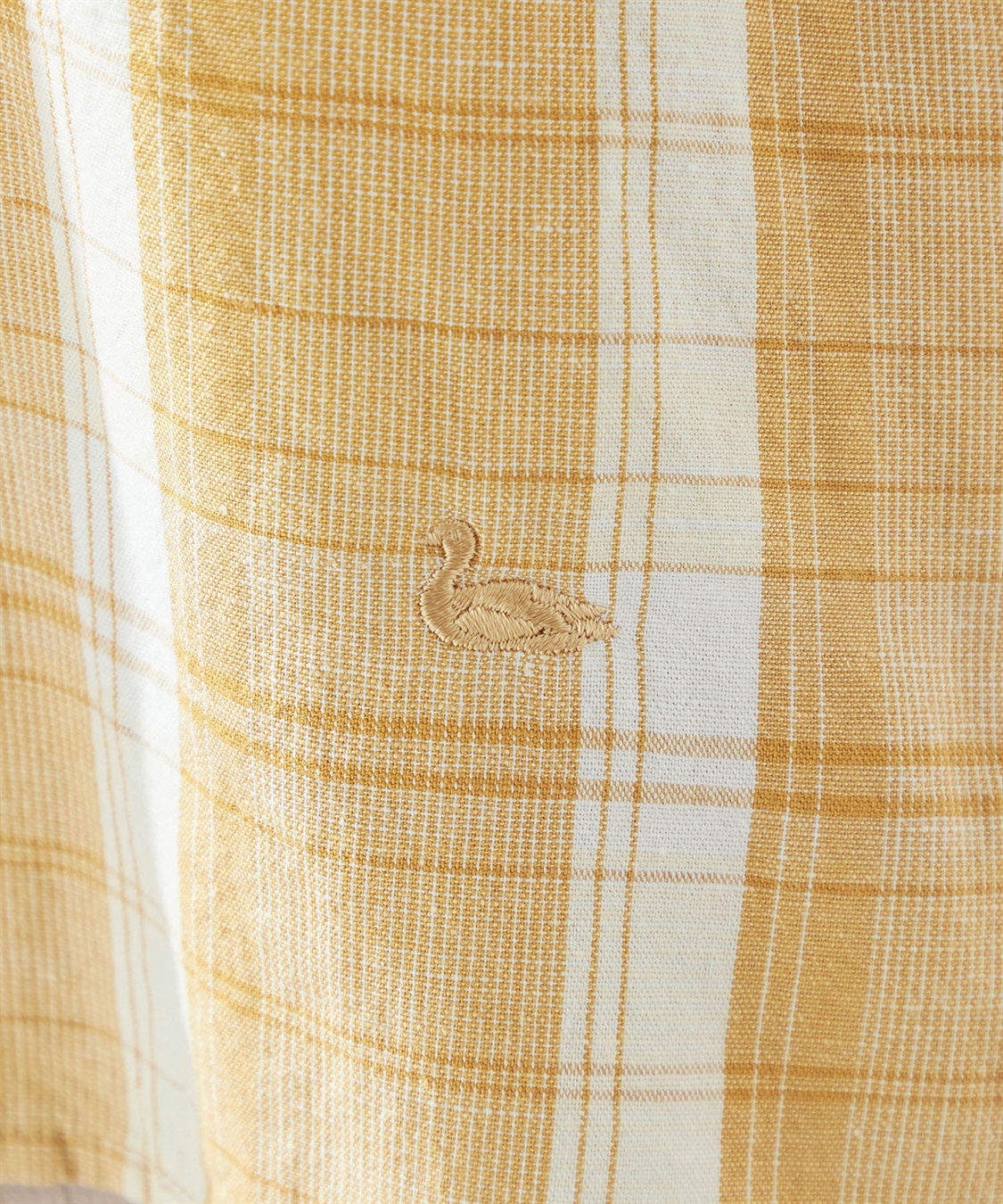 DECOY リネンブレンドチェックブラウス_sub_7