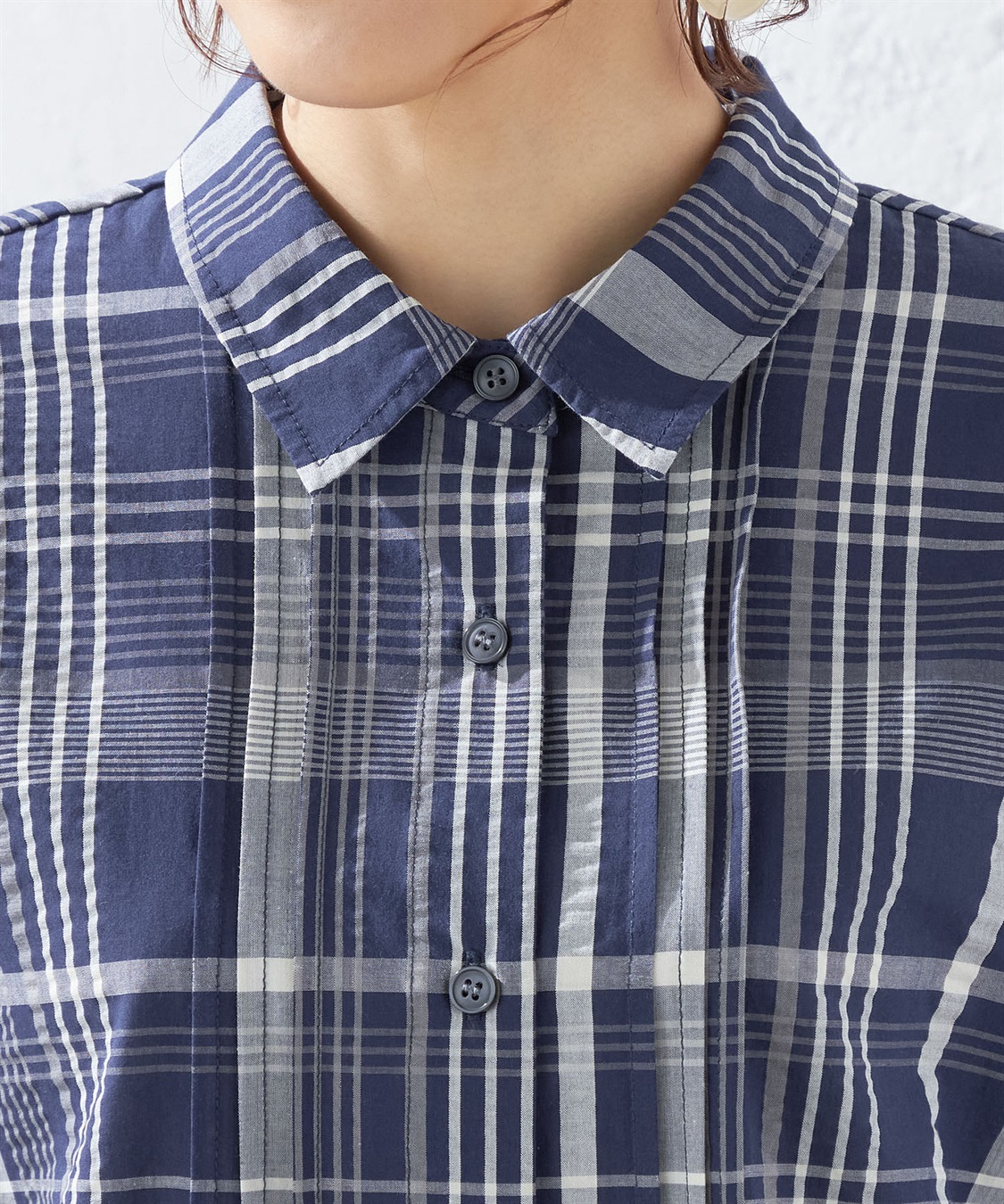 オーガニックコットンチェックシャツ DECOY｜クロスプラス公式通販サイト