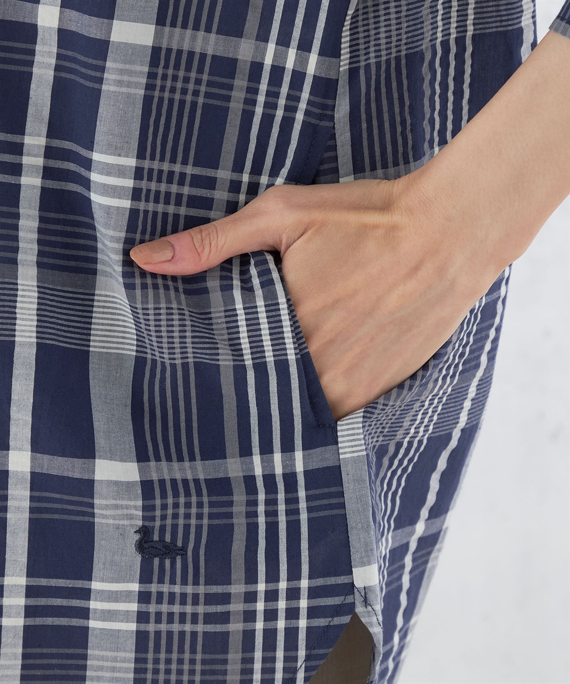 DECOY オーガニックコットンチェックシャツ_sub_5