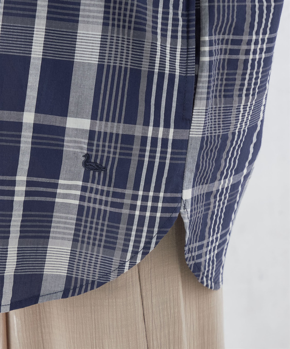 DECOY オーガニックコットンチェックシャツ_sub_6