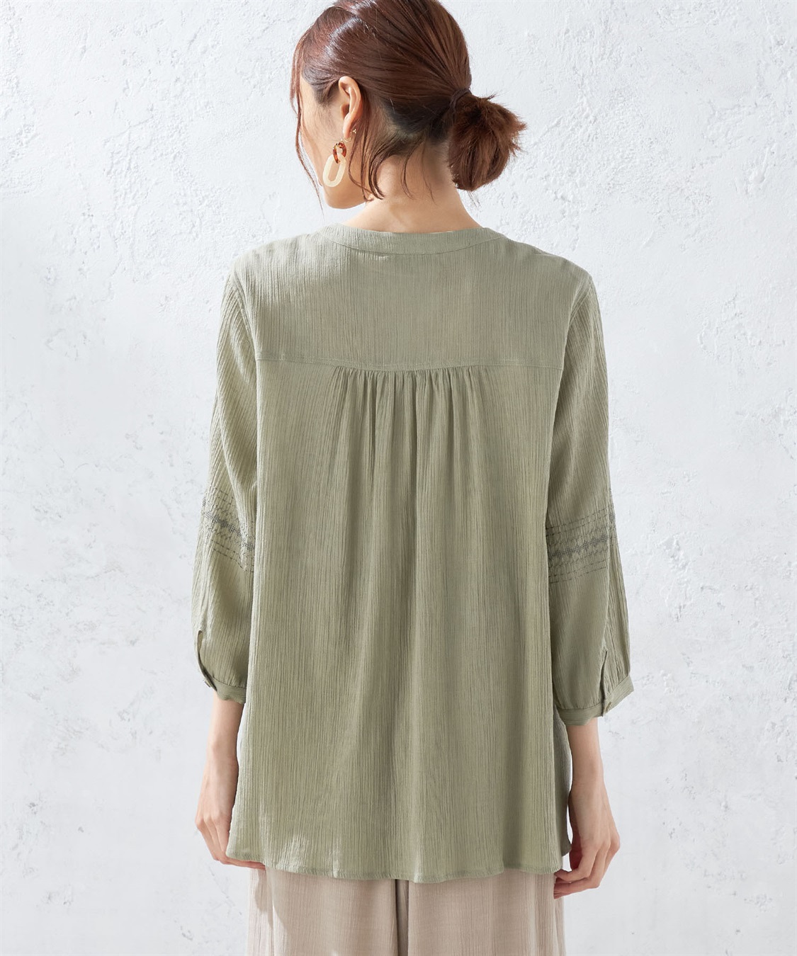 DECOY 刺しゅうブラウス_sub_2