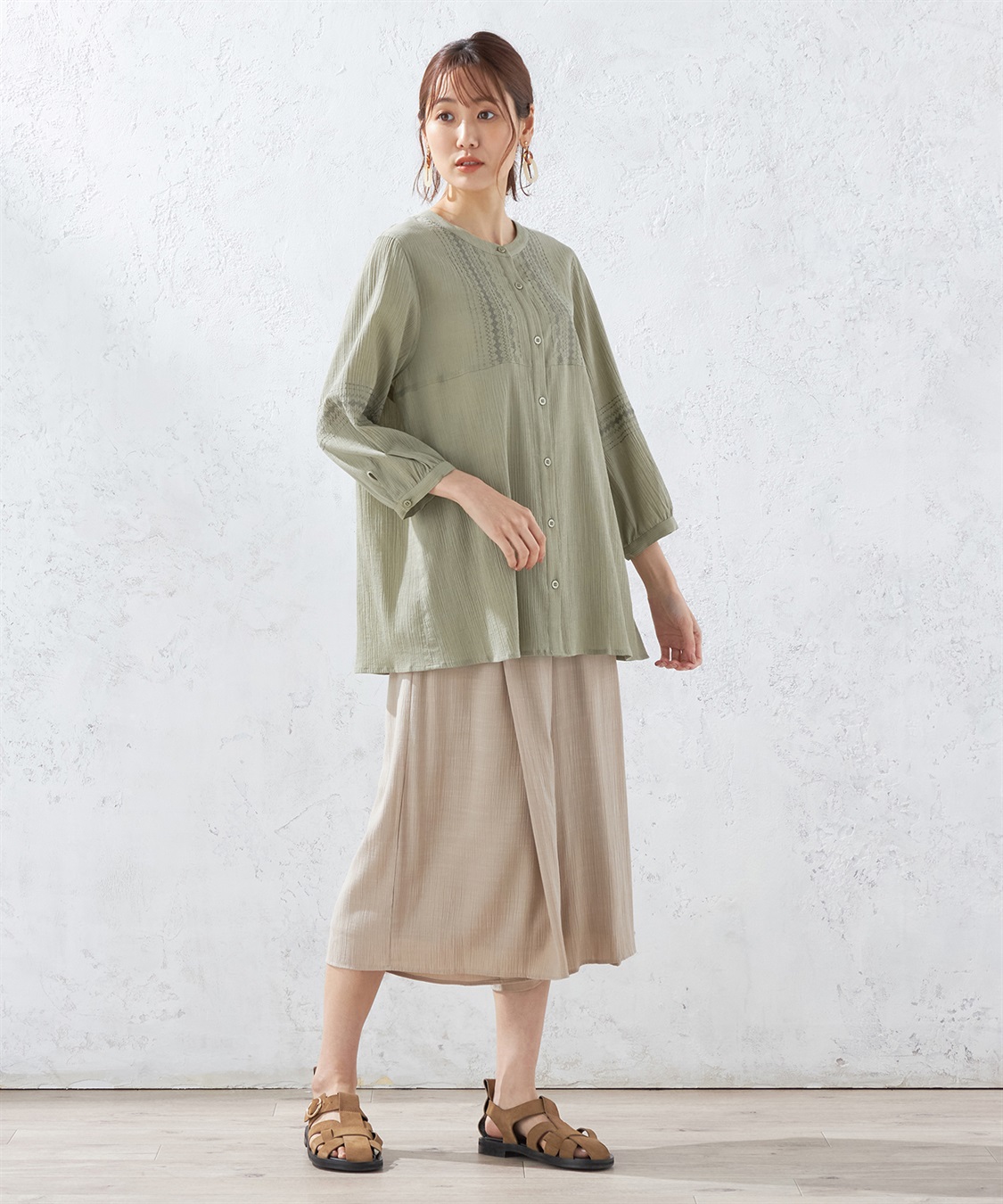 DECOY 刺しゅうブラウス_sub_7