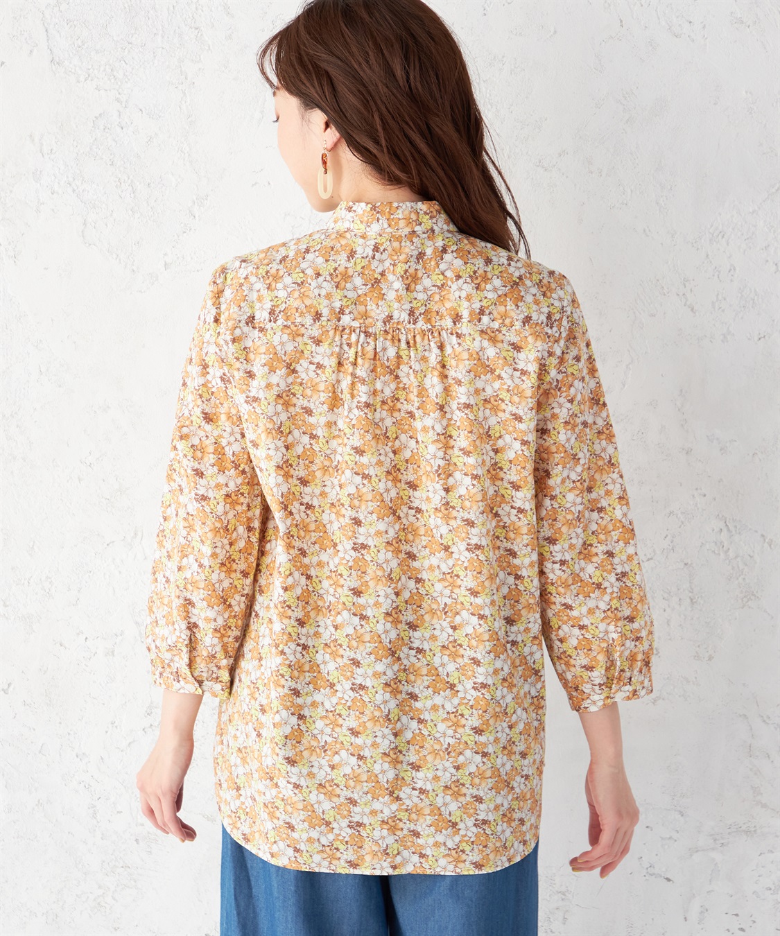 DECOY トレフル花柄プリントブラウス_sub_2