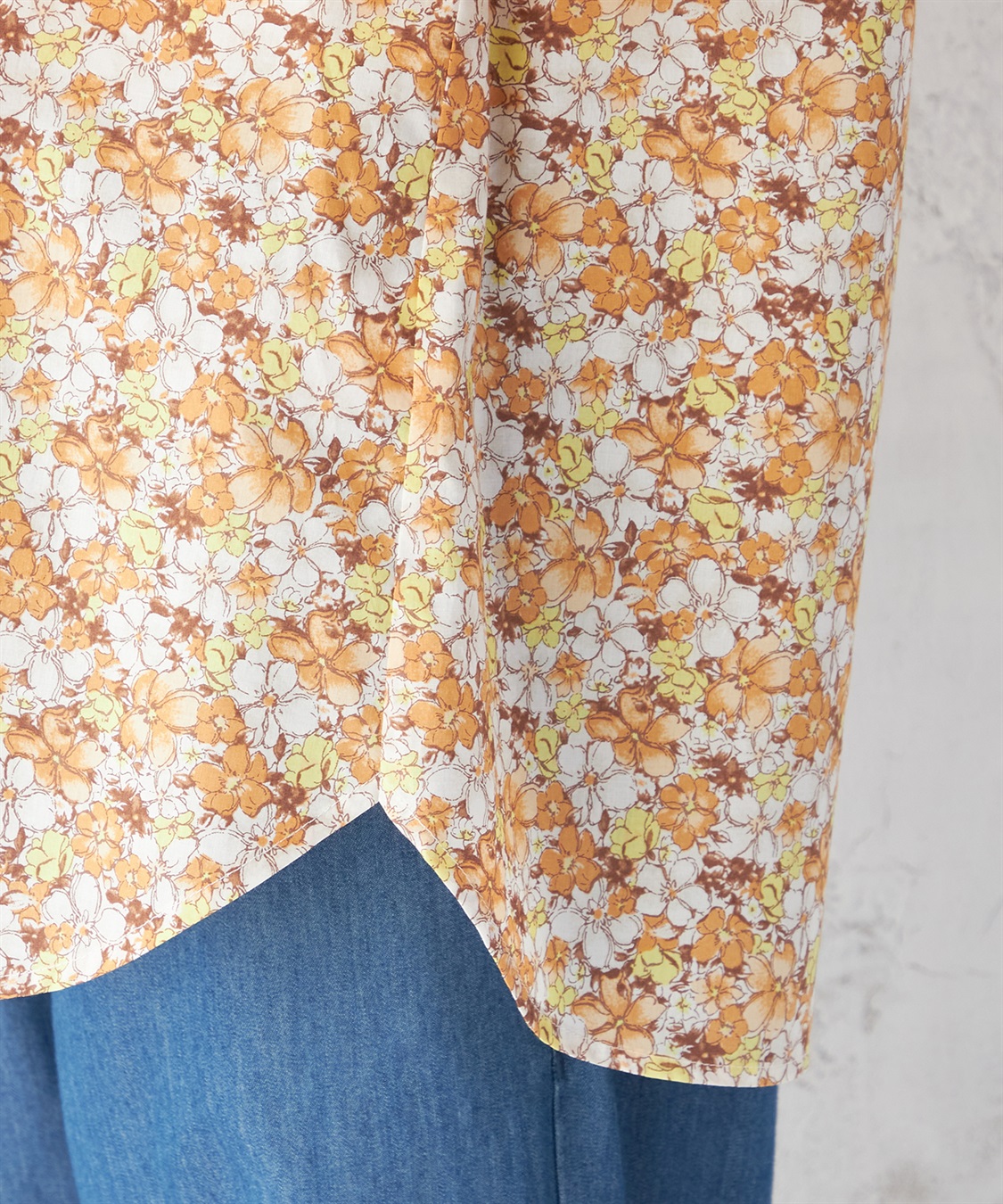 DECOY トレフル花柄プリントブラウス_sub_5