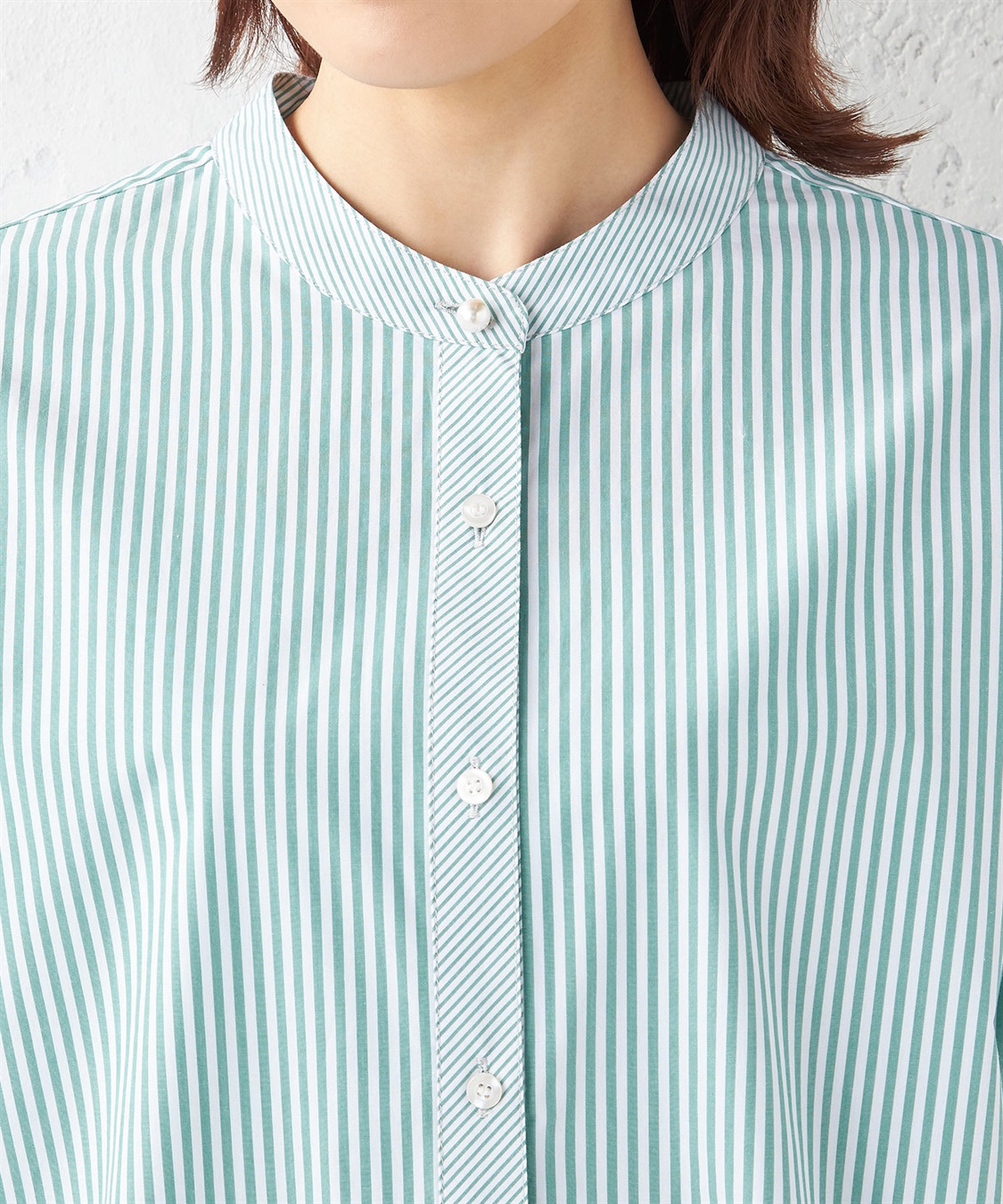 DECOY ストライプブラウス_sub_4