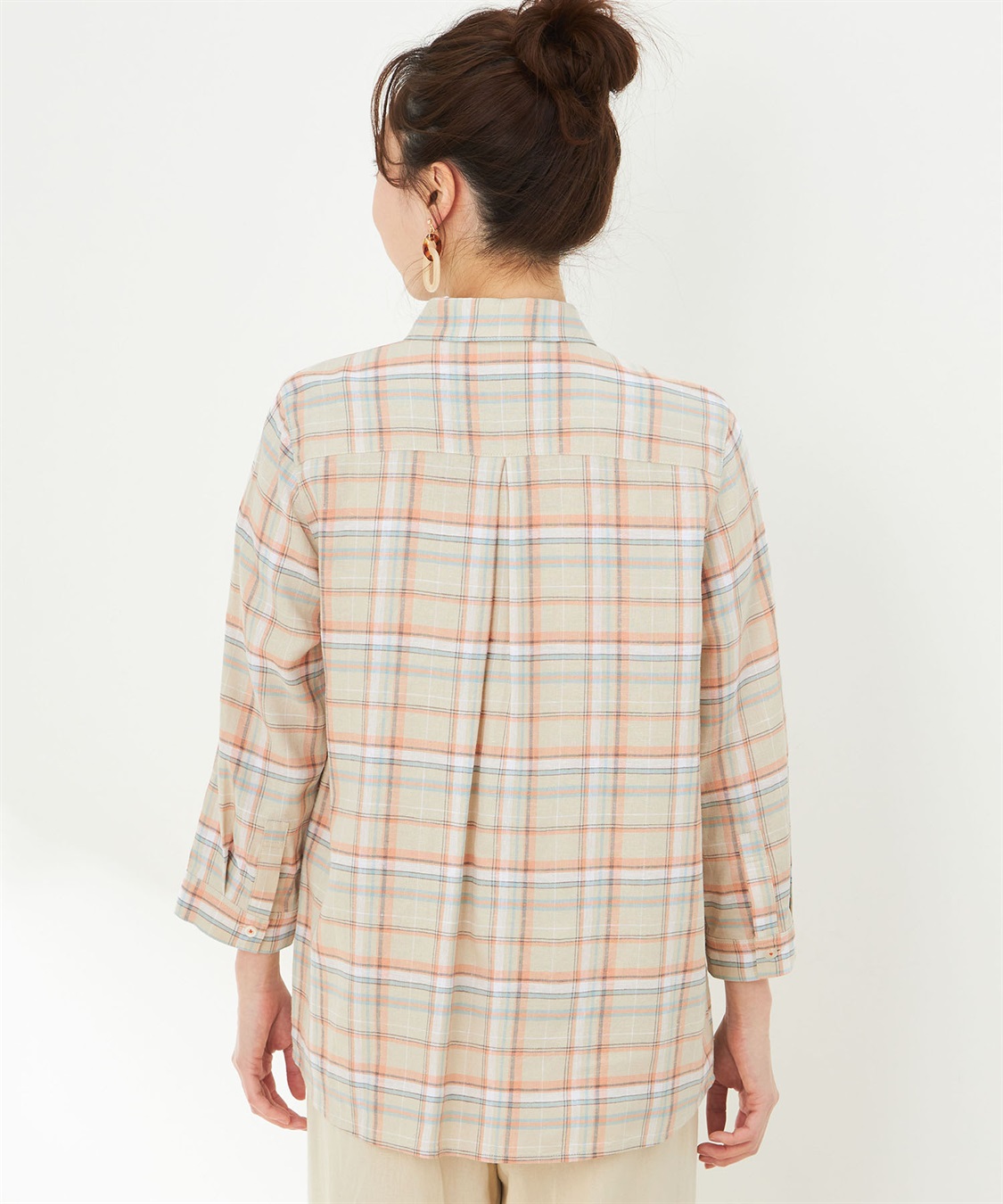 DECOY ヨーロピアンリネンブラウス_sub_2