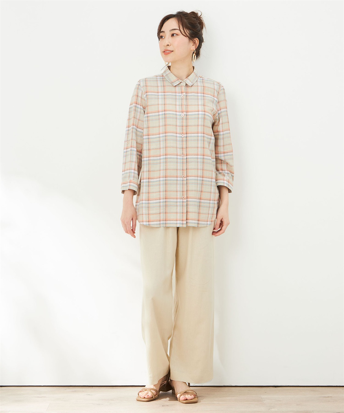 DECOY ヨーロピアンリネンブラウス_sub_8