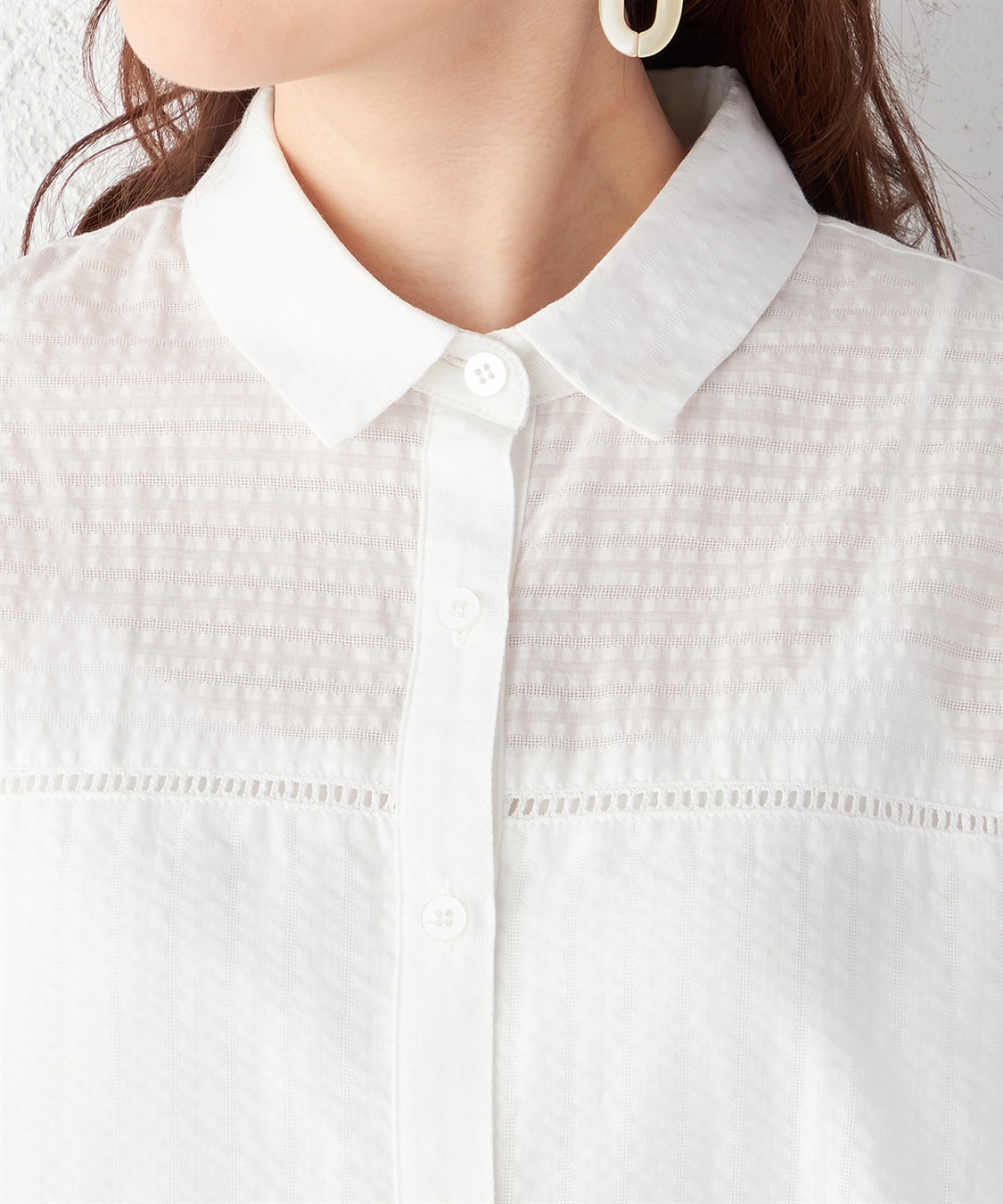 DECOY ドビーサッカーブラウス_sub_3