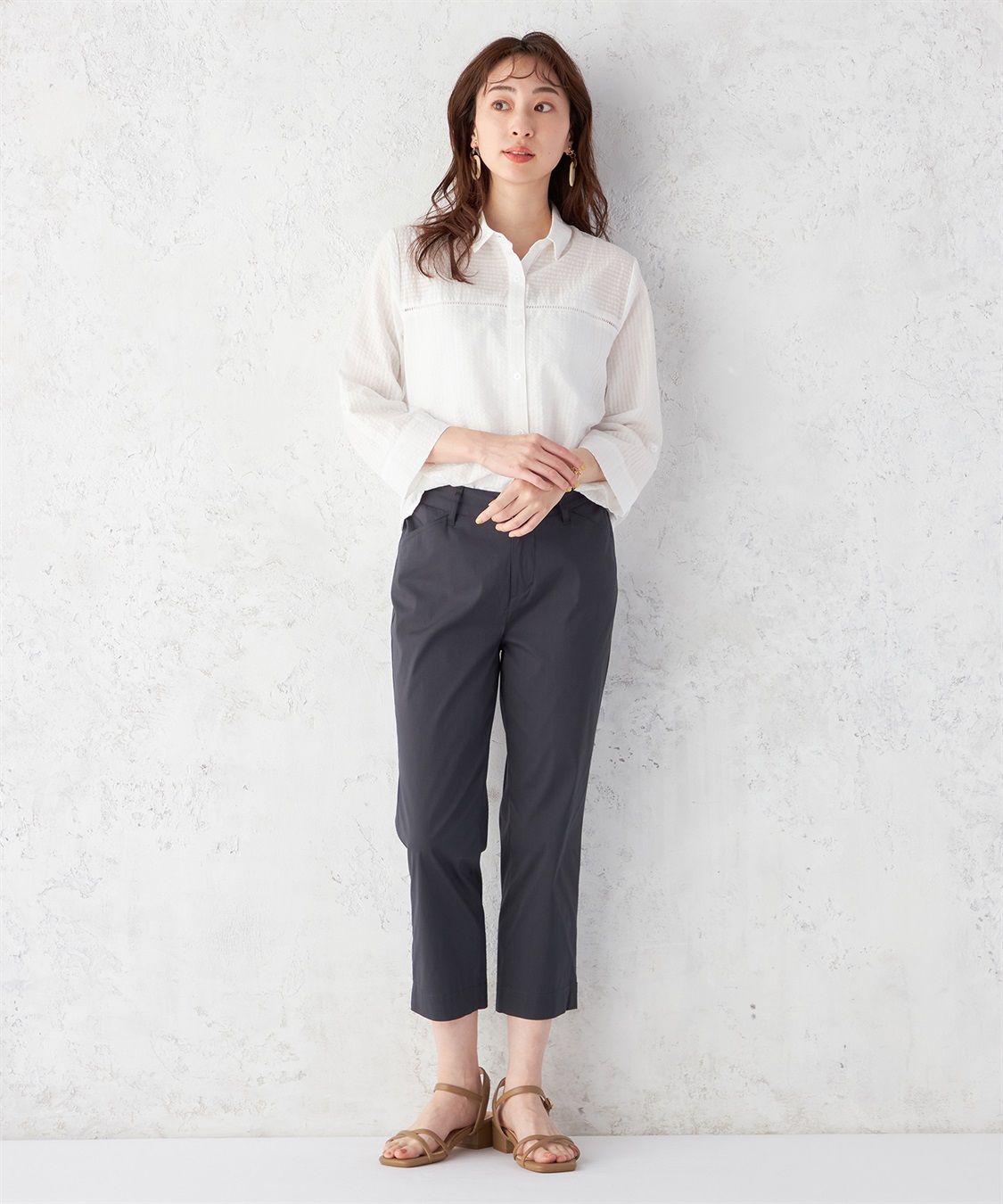 DECOY ドビーサッカーブラウス_sub_8