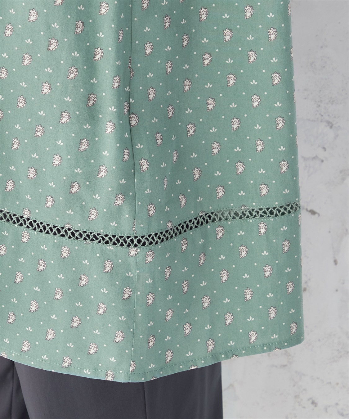 DECOY プリントチュニックブラウス_sub_5