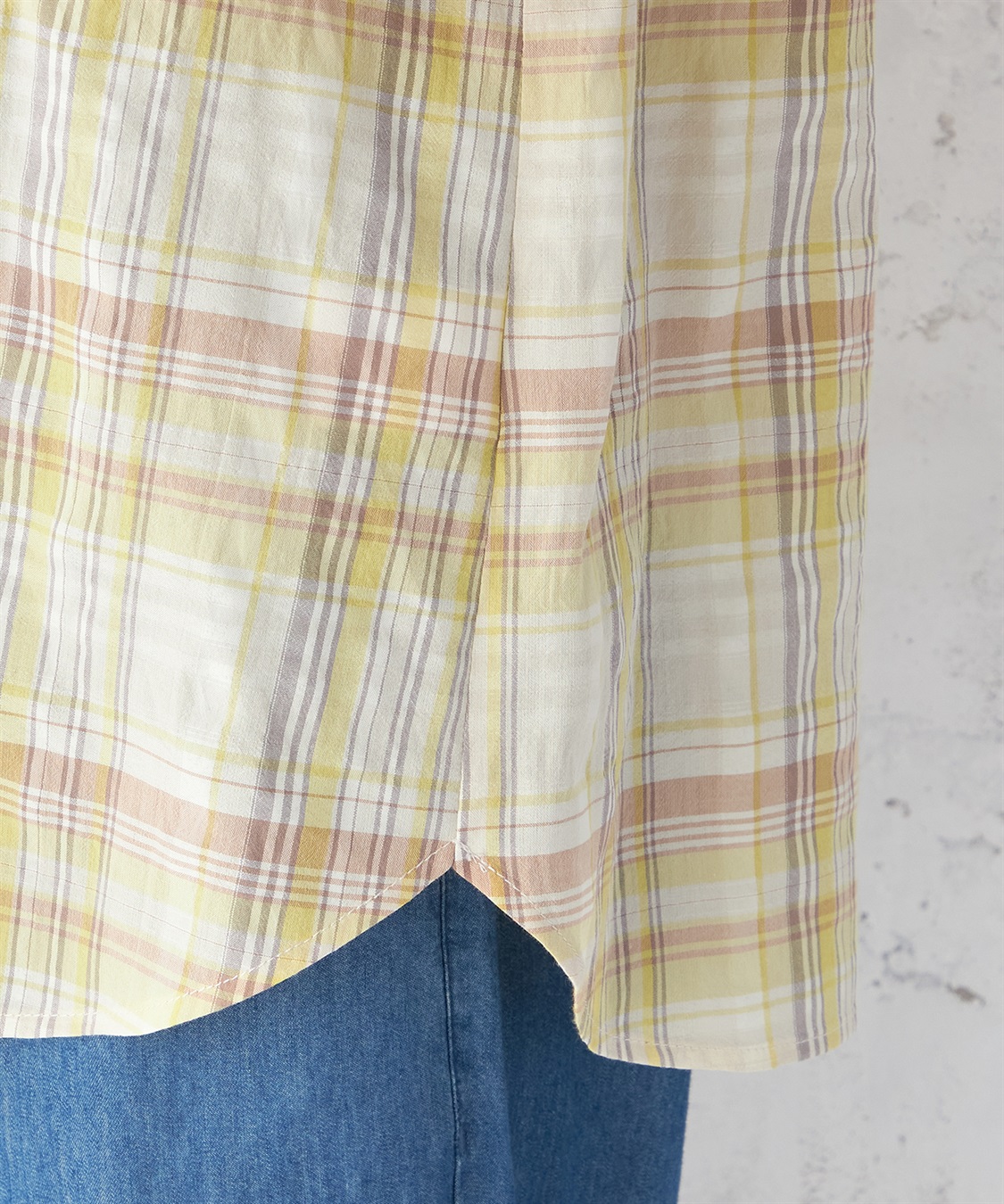 DECOY マドラスチェックブラウス_sub_6