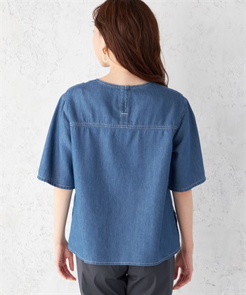DECOY 【接触冷感】デニムTブラウス_subthumb_2