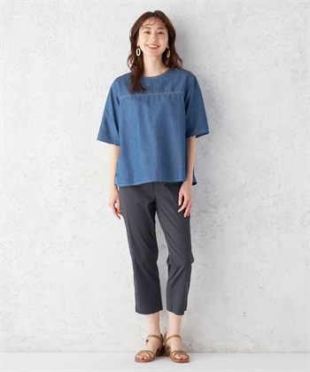 DECOY 【接触冷感】デニムTブラウス_subthumb_8